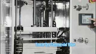 ইন্ডাস্ট্রিয়াল ফ্রিজ ড্রায়ার 100KG ম্যাক্স শেল্ফ