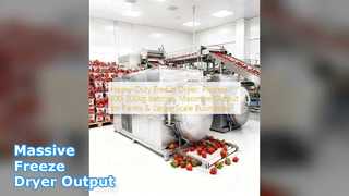 ইন্ডাস্ট্রিয়াল ফ্রিজ ড্রায়ার 100 কেজি ব্যাচ