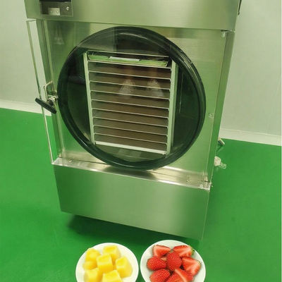 304 স্টেইনলেস স্টীল এবং বশ পাম্পের সাথে বাণিজ্যিক লাইওফিলাইজার - উচ্চ দক্ষতা ফ্রিজ ড্রায়ার