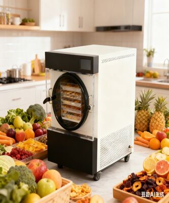 প্রিমিয়াম হোম ফ্রিজিং স্টেইনলেস স্টীল চেম্বার, তেল মুক্ত পাম্প. দক্ষ, নীরব এবং দীর্ঘস্থায়ী নির্মিত