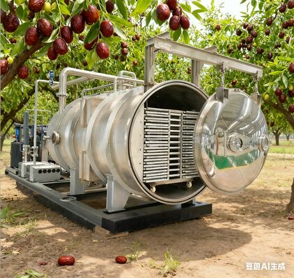 ইন্ডাস্ট্রিয়াল ১০০ কেজি ফ্রিজ ড্রায়ার: উচ্চ দক্ষতা, কম অপারেটিং খরচ। বাল্ক মাংস, সামুদ্রিক খাবার এবং উপাদানগুলির জন্য উপযুক্ত