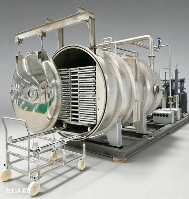 ফার্মাসিউটিক্যাল ও বাল্ক ফুড প্রসেসিংয়ের জন্য নির্মিত | কমার্শিয়াল লাইওফিলাইজার ১৫০ কেজি প্রতি ব্যাচ, স্টেইনলেস স্টিল চেম্বার, প্রিসিশন টেম্প কন্ট্রোল ও এনার্জি-সেভিং টেকনোলজি