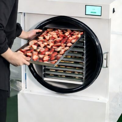 বিদ্যুৎ উত্তাপ পদ্ধতি ব্যবহার করে মাঝারি হোম ফ্রিজ ড্রায়ার মেশিন শক্তি অপারেশন এবং ব্যাচ জুড়ে ধ্রুবক শুকানোর নিশ্চিত করে