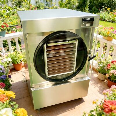 SUS304 স্টেইনলেস স্টীল হোম ফ্রিজ ড্রায়ার ড্যানফস কম্প্রেসার 220V 1PH 50 60HZ দ্বারা চালিত হোম এবং খাদ্য সংরক্ষণের জন্য অপ্টিমাইজড