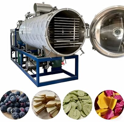 স্বয়ংক্রিয় অপারেশন মোড ইন্ডাস্ট্রিয়াল ফ্রিজ-ড্রায়ার যার গোলমালের মাত্রা 70dB এবং ভ্যাকুয়ামের মাত্রা 13Pa এর নিচে