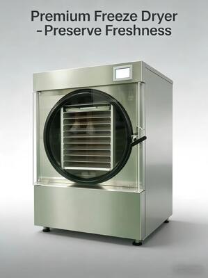 তাপমাত্রার পরিসীমা মাইনাস ৫০ থেকে প্লাস ৯০ হোম ফ্রিজ ড্রায়ার সজ্জিত দুই পর্যায়ের বাওসি ভ্যাকুয়াম পাম্প মাত্রা ১১০০ ১০০০ ১১৮০ মিমি