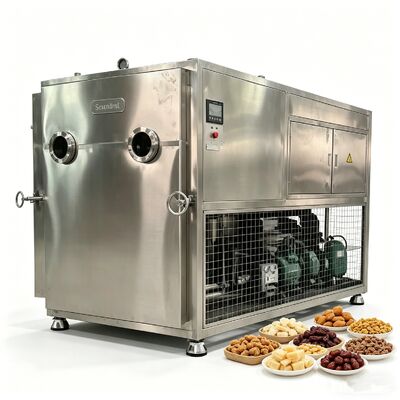 Food grade 304 Stainless Steel Food vacuum freeze dryer Voltage 380V 50HZ 3PH designed for long term food storage solutions